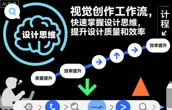 视觉创作工作流,快速掌握设计思维,提升设计质量和效率