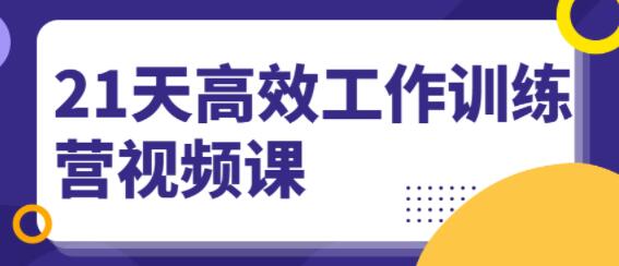 1天高效工作训练营培训视频讲座，教你成为解决问题的高手"