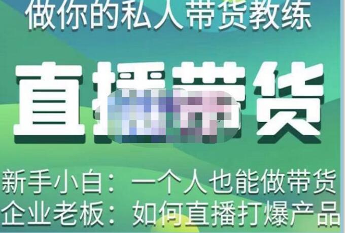 硬核传媒《直播带货实操实战教学》通俗易懂，学完后新手小白一个人也能做带货