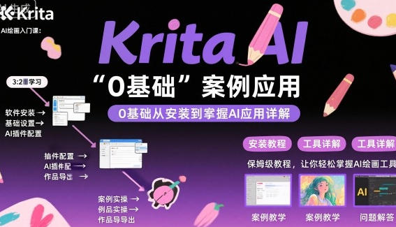 Krita AI滭ſΣ0ӰװӦkrita AIʹ