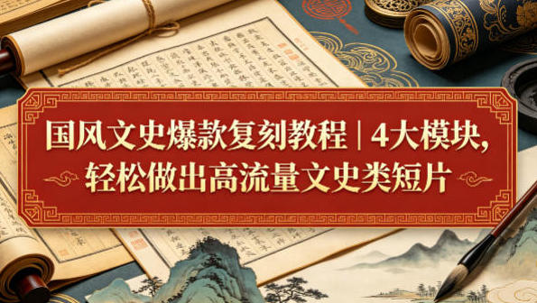 ������ʷ����̳̽� 4��ģ�飬����������������ʷ���Ƭ