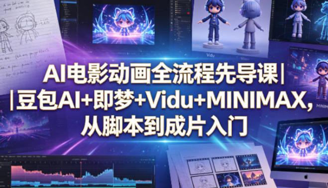 AI��Ӱ����ȫ�����ȵ��� ����AI+����+Vidu+MINIMAX���ӽű�����Ƭ����